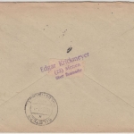 All.Bes. - Merzen ü. Bramsche, Poststelle I, Einschreibebrief n. Sillstedt1947