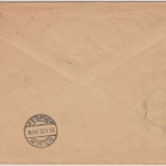 DR-Infla - 2x50 M. Queroval u.a., Einschreibebrief Duisburg-Meiderich - Mülheim