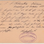 DR - Duisburg-Hochfeld 1884, K1 a. Postkarte (Vordruck Harkort AG) n. Dülmen