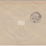 Bizone - 80 Pfg. bauten, Einschreibebrief Vöhl - Frankfurt a.M. 1949