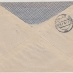 Bizone - 2x40 Pfg. Bauten, Einschreibebrief Vöhl - Frankfurt a.M. 1950