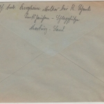 DR - Simtshausen ü. Marburg (Lahn), Landpost-Ra2 a. Brief n. Frankfurt a.M. 1936