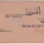 All.Bes. - Marburg (Lahn) 13.12.45, Gebühr bezahlt, brief n. Magdeburg