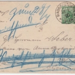 DR - Rauschenberg 1890, K1 a. Brief n. Wohra, Irrläufer !