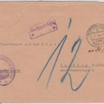DR - Ropperhausen ü. Treysa 1934, Poststelle I, Dienstbrief/Nachporto n. Gauting