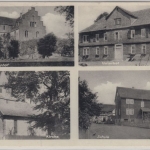DR - Gilsa ü. Borken (Bz.Kassel), Landpost-Ra2 a. sw-Mehrbild-AK Gilsa 1938 n.