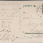 Hessen - Carlshafen a.d. Weser farb. Mehrbild-AK, Bahnpost Nordhauen - Paderborn