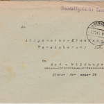 All.Bes. - Immenhausen (Kr. Hofgeismar) 12.10.45, Zustellgebühr bezahlt, Brief