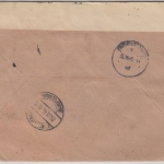 All.Bes. - Immenhausen (Kr. Hofgeismar) 1946, Einschreibebrief n. Frankfurt a.M.