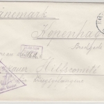 DR - Hann. Münden 1916, K1 a. Kriegsgefangenenbrief n. DÄNEMARK, Lagerzensur