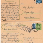BRD - (20b) Spickershausen ü. Hann.Münden Landpost-Ra2 a. GA-Karte n. Lemgo 1951