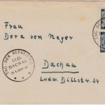 All.Bes. - Dachau Tag d. Befreiung 1946, SST a. Brief, ohne Inhalt