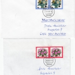 Berlin - Wofa 1974, je Mehrfachfrankatur, 4 Briefe/Briefdrucksache/Karte 1991