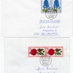 Berlin - Wofa 1976 je Mehrfachfrankatur, 4 Briefe/Briefdrucksache/Karte 1991