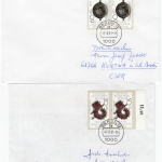 Berlin - Wofa 1987 je Mehrfachfrankatur, 4 Briefe/Briefdrucksache1991