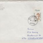 Berlin - 240 Pfg. Frauen/Oberrand, Brief 3.Gew.st.>50g Neu-Anspach