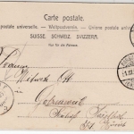 Schweiz - Rorschach, Mariabergstraße, farb. AK gelaufen 1905 Kanton St. Gallen