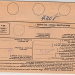 Schweiz - 80 Rp. Hist. Darst., R-Einzugsauftrag Zürich - St. Maurice 1957