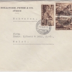 Schweiz - 3x10 Rp. Anbauwerk, Brief n. SCHWEDEN, Zürich - Malmö 1941