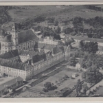Bayern - Fürstenfeldbruck, Pol.Off. u. Schutzpolizei-Schule sw-AK/Luftaufnahme