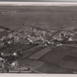 Bayern - Geltendorf, sw-Fotokarte/Fliegeraufnahme gelaufen/Bahnpost 1962