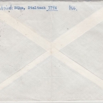 BRD - 5 Pfg. Heuss, 4er-Block, Brief Bahnpost München - Kochel, Zug 1421 1961 v.