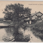 Bayern - Seehof Maising b. Starnberg, sw-AK gelaufen/Feldpost Possenhofen 1918