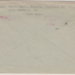 All.Bes. - 75 Pfg. Ziffer, Brief n. ÖSTERREICH, Doppelzensur, Starnberg 1947 n.