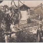 Bayern - Wackersberg, Einweihung Kriegerdenkmal 1925, sw-Fotokarte ungelaufen