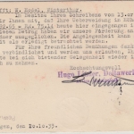 DR - 12+3 Pfg. Hindenburg/Perfin "HL", Karte i.d. SCHWEIZ, Solingen 1933 n.