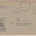 All.Bes. - Neheim-Hüsten 1 22.1.46 Gebühr bezahlt Ra2 a. Drucksache n. Stuttgart
