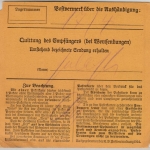 Bayern - 1 M. Ludwig u.a., Paketkarte/Selbstbucher Müncehn 25, 1917 n.