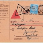 DR - 20+3 Pfg. Hindenburg/Perfin "BBB", Nachnahmekarte München - Ingolstadt 1937