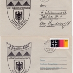 BRD - Bundeswehr Feldpost Fränkischer Schild 9 Belege/versch. Feldpost-Nr. 1986