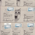 BRD - Bundeswehr Feldpost Fränkischer Schild 9 Belege/versch. Feldpost-Nr. 1986