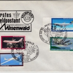 BRD - Bundeswehr Erstes Feldpostamt Mittenwald 1980, Kuvert m. Cachet u. SST