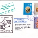 BRD - Bundeswehr Feldpost KFOR Kosovo, 3 Umschläge m. versch. Cachet/SST 2000/01