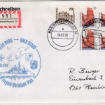 BRD - Bundeswehr Marineschiffspost 02, Einschreibebrief n. Pleiskirchen 1990