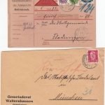 Mellrichstadt 1863 - 1987, Pöstchen/11 Heimatbelege (u.a. 6 Landpoststellen)