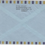 BRD - 4x60 Pfg. B&S, Lupo-Brief n. AUSTRALIEN Frankfurt a.M. - Pascole Vale 1985