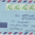 BRD - 4x50 Pfg. B&S, Lupo-Brief n. AUSTRALIEN Grafrath - Lollingwood 1988