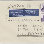BRD - 2x120 Pfg. B&S, Lupo-Brief n. AUSTRALIEN, Hannover - St.Clair 1987