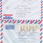 BRD - 100 Pfg. Frauen, 1x3/1x4 - 2 Lupo-Briefe n. AUSTRALIEN, 1996/98
