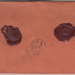 Bayern - 25+10+5 Pfg. Wappen, Einschreibebrief Regensburg - Nürnberg 1892