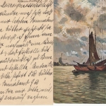 DR - Hamburg 1907/1919, 4 Belege m. versch. Maschinen-Stempeln