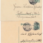 DR - Zehlendorf, Schnapszahlen-Stempel 10.10.10 + 12.12.12 a. 2 GA-Karten