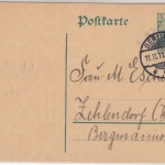DR - Berlin W9, Schnapszahlen-Stempel 11.11.11 a. GA-Karte n. Zehlendorf