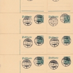 DR - Magdeburg Schnapszahlen-Stempel 01.01.01 bis 12.12.12 a. 11 GA-Karten