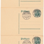 DR - Magdeburg Schnapszahlen-Stempel 01.01.01 bis 12.12.12 a. 11 GA-Karten