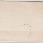 DR - 3 PfgE, Faltdrucksache/Verlobungsanzeige Ra2 Walsrode - Isenhagen 1876
